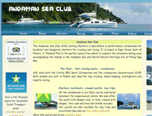 Tablet Screenshot of andamanseaclub.com